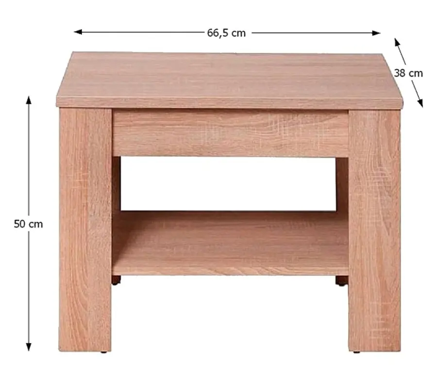 Журнальный столик Tempo Kondela Grand Typ 18 (Sonoma Oak)
