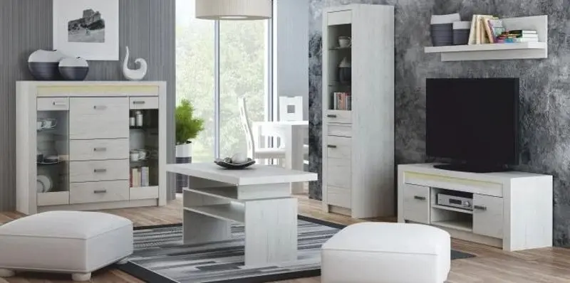 Журнальный столик Tempo Kondela Infinity I-13 (Ash White)