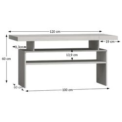 Журнальный столик Tempo Kondela Infinity I-13 (Ash White) Thumb