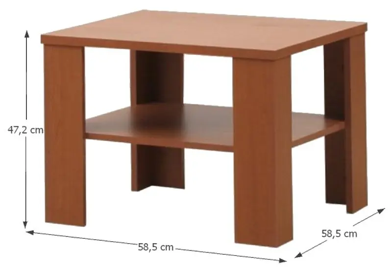 Журнальный столик Mobhaus Intersys 21 (Plum) - 3