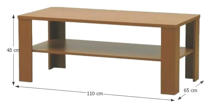 Журнальный столик Mobhaus Intersys 22 (Plum) - 3