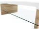 Masa pentru reviste Mobhaus Kontex 2 New (Sonoma Oak/White Extra High Gloss)