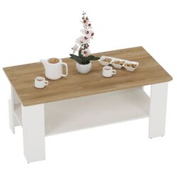 Журнальный столик Mobhaus Leon MZ17 (White/Grand Oak) Thumb