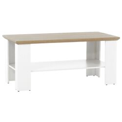 Журнальный столик Mobhaus Leon MZ17 (White/Grand Oak) Thumb