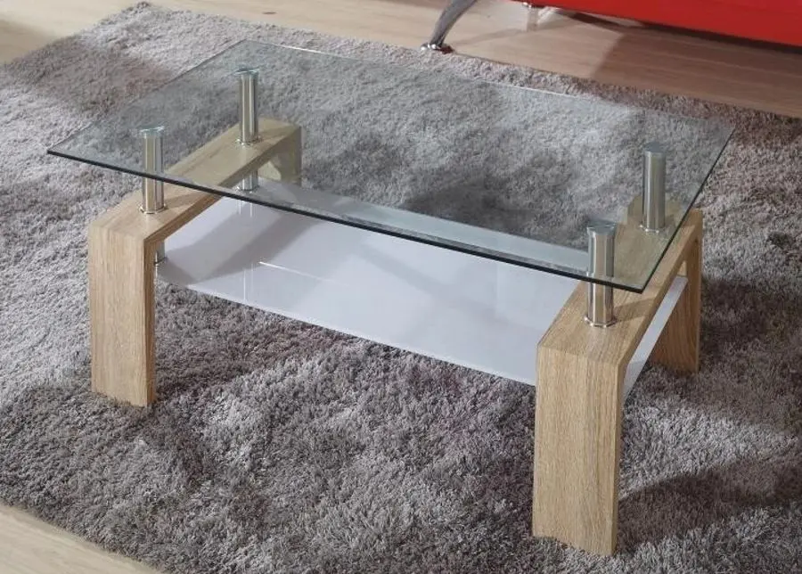 Masa pentru reviste Mobhaus Libor New (Sonoma Oak/Glass) - 2