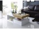 Masa pentru reviste Mobhaus Melida (White Extra High Gloss/Sonoma Oak)