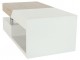 Masa pentru reviste Mobhaus Melida (White Extra High Gloss/Sonoma Oak)