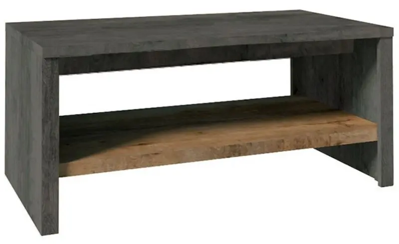 Masa pentru reviste Mobhaus Montana ST (Lefkas Oak Dark/Smooth Gray)