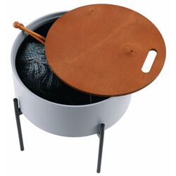 Masa pentru reviste Mobhaus Mosai (Gray/Natural) Thumb