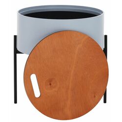 Masa pentru reviste Mobhaus Mosai (Gray/Natural) Thumb