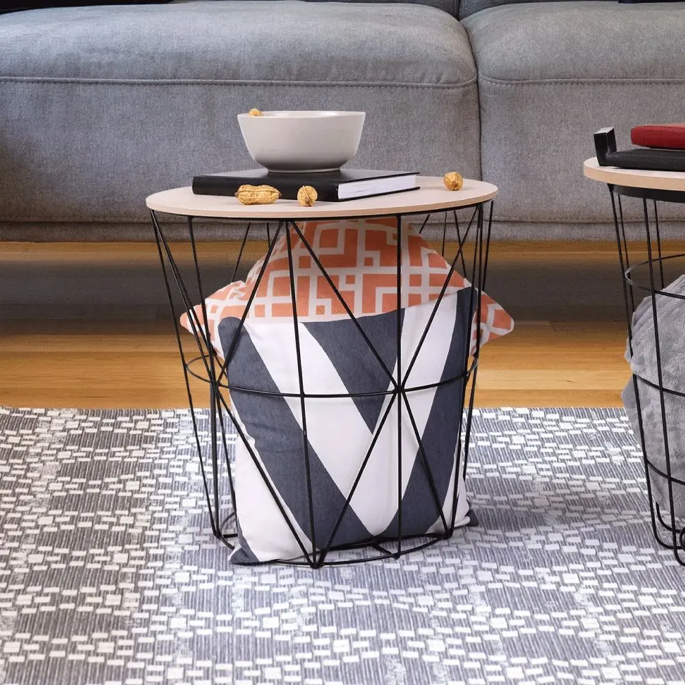 Masa pentru reviste Mobhaus Nancer (Natural/Black)