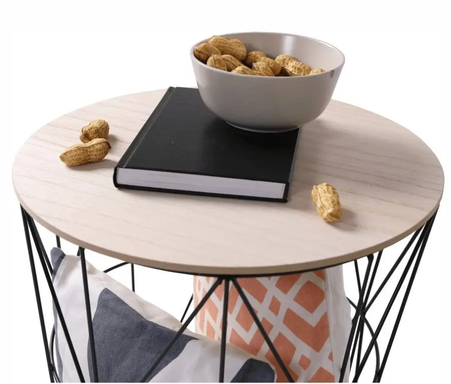 Masa pentru reviste Mobhaus Nancer Typ 3 (Black/Natural) - 3