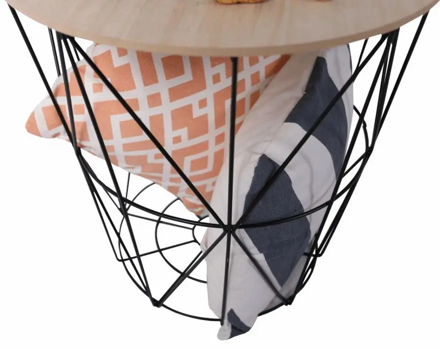 Masa pentru reviste Mobhaus Nancer Typ 3 (Black/Natural) - 4