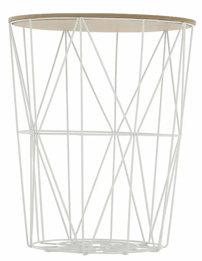 Журнальный столик Mobhaus Nancer Typ 3 (Natural/White)