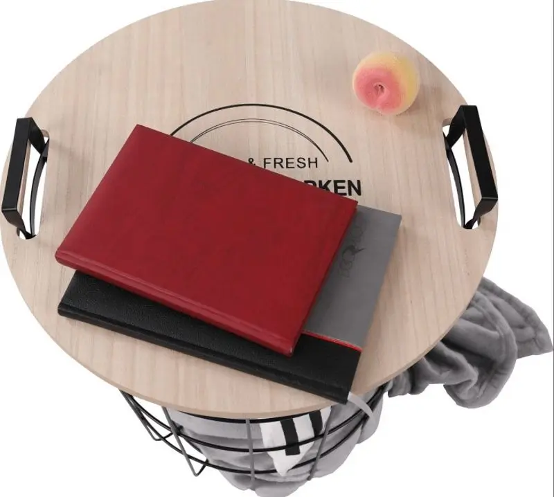 Masa pentru reviste Mobhaus Nando (Natural/Black) - 4