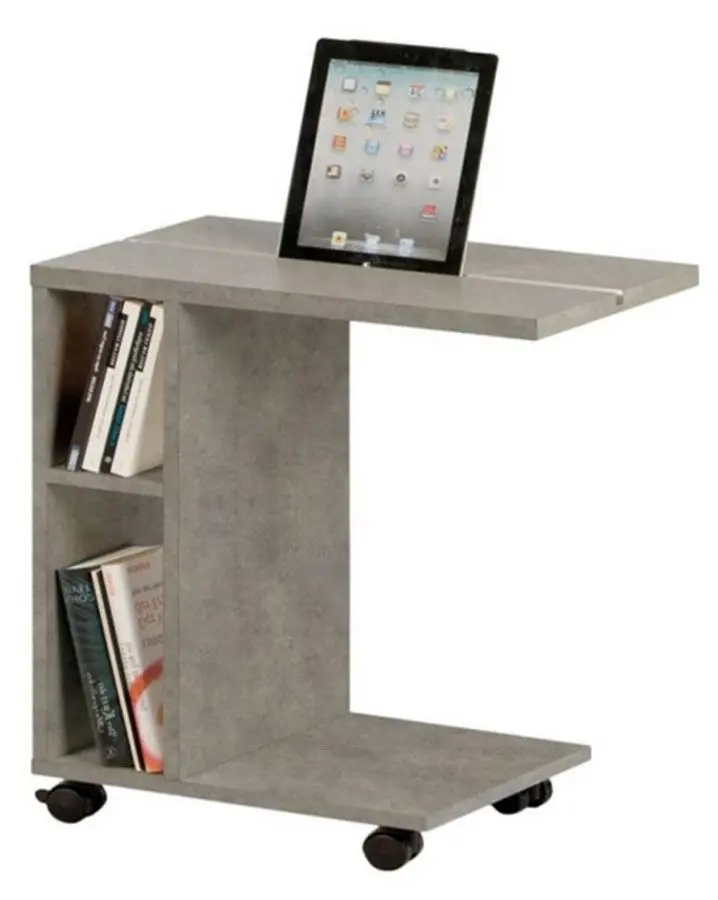 Masa pentru reviste Mobhaus Niden (Light Concrete)