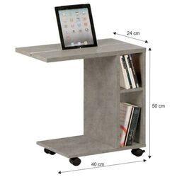 Masa pentru reviste Mobhaus Niden (Light Concrete) Thumb