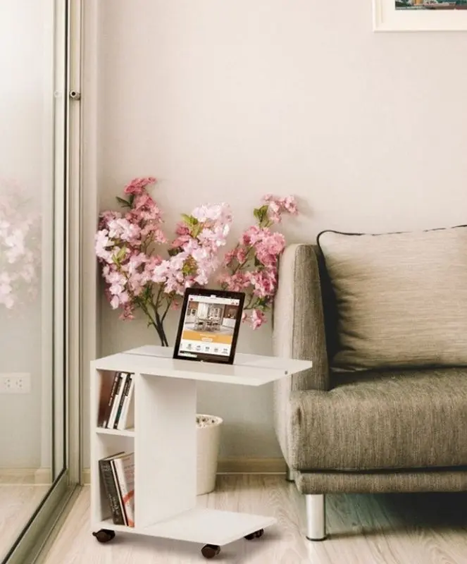 Masa pentru reviste Mobhaus Niden (White)