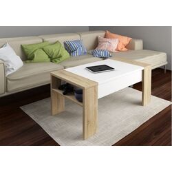 Masa pentru reviste Mobhaus Pula (Sonoma Oak/White) Thumb