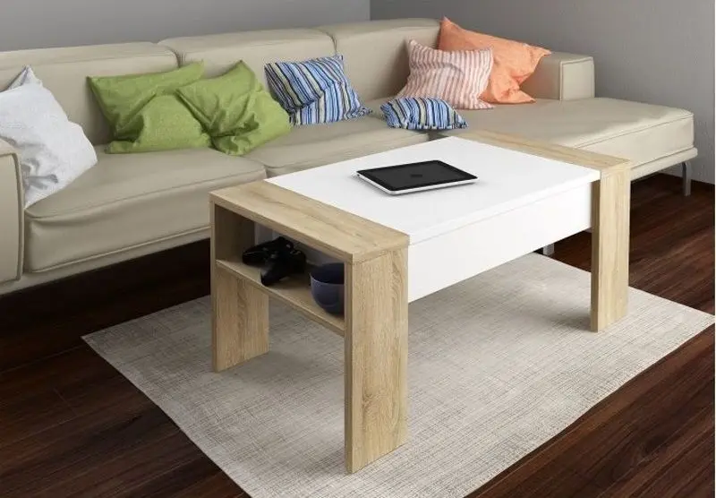Masa pentru reviste Mobhaus Pula (Sonoma Oak/White) - 2
