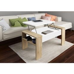 Masa pentru reviste Mobhaus Pula (Sonoma Oak/White) Thumb