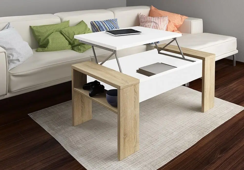 Masa pentru reviste Mobhaus Pula (Sonoma Oak/White) - 3