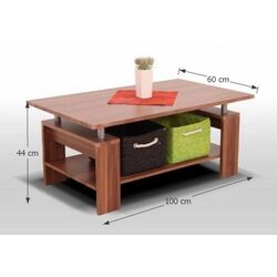 Журнальный столик Mobhaus Roko (Light Walnut/Silver) Thumb