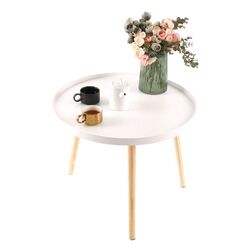 Masa pentru reviste Mobhaus Sanse Typ 1 (White/Natural) Thumb