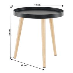 Журнальный столик Mobhaus Sanse Typ 2 (Black/Natural) Thumb