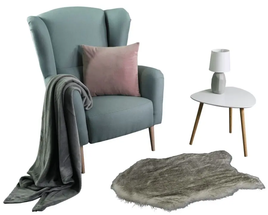 Masa pentru reviste Mobhaus Tavas (White/Natural)