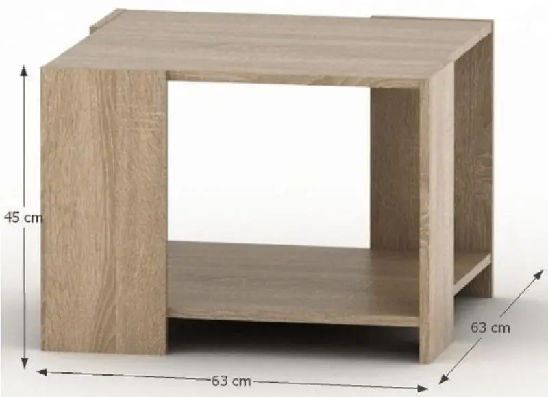 Masa pentru reviste Mobhaus Tempo Asistent New 026 (Sonoma Oak)