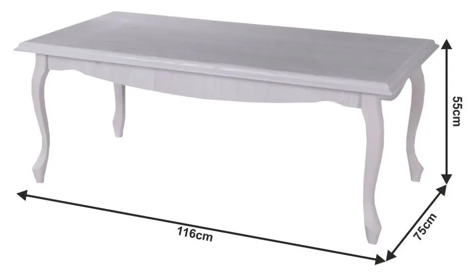 Masa pentru reviste Tempo Kondela Vilar DA20 (White Pine) - 2