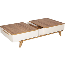 Masa pentru reviste ModaLife Alize (Walnut/White) Thumb