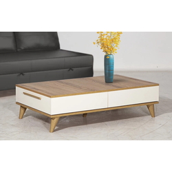 Masa pentru reviste ModaLife Alize (Walnut/White)