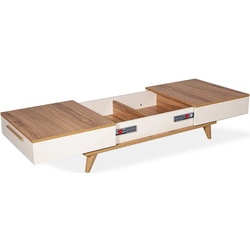 Masa pentru reviste ModaLife Alize (Walnut/White) Thumb