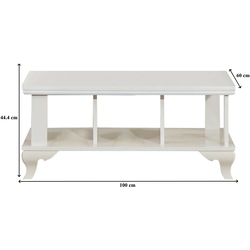 Masa pentru reviste ModaLife Bianco (White) Thumb