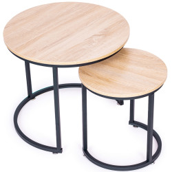 Набор журнальных столиков Modern Home PJJCT0111 (Beige/Black) Thumb