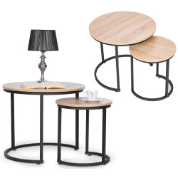 Набор журнальных столиков Modern Home PJJCT0111 (Beige/Black) Thumb