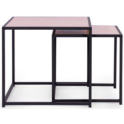 Set masute pentru reviste Modern Home PJJST0302 (Black/Oak) Thumb