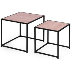 Set masute pentru reviste Modern Home PJJST0302 (Black/Oak) Thumb