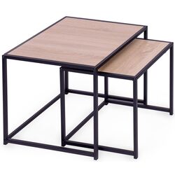 Set masute pentru reviste Modern Home PJJST0302 (Black/Oak) Thumb