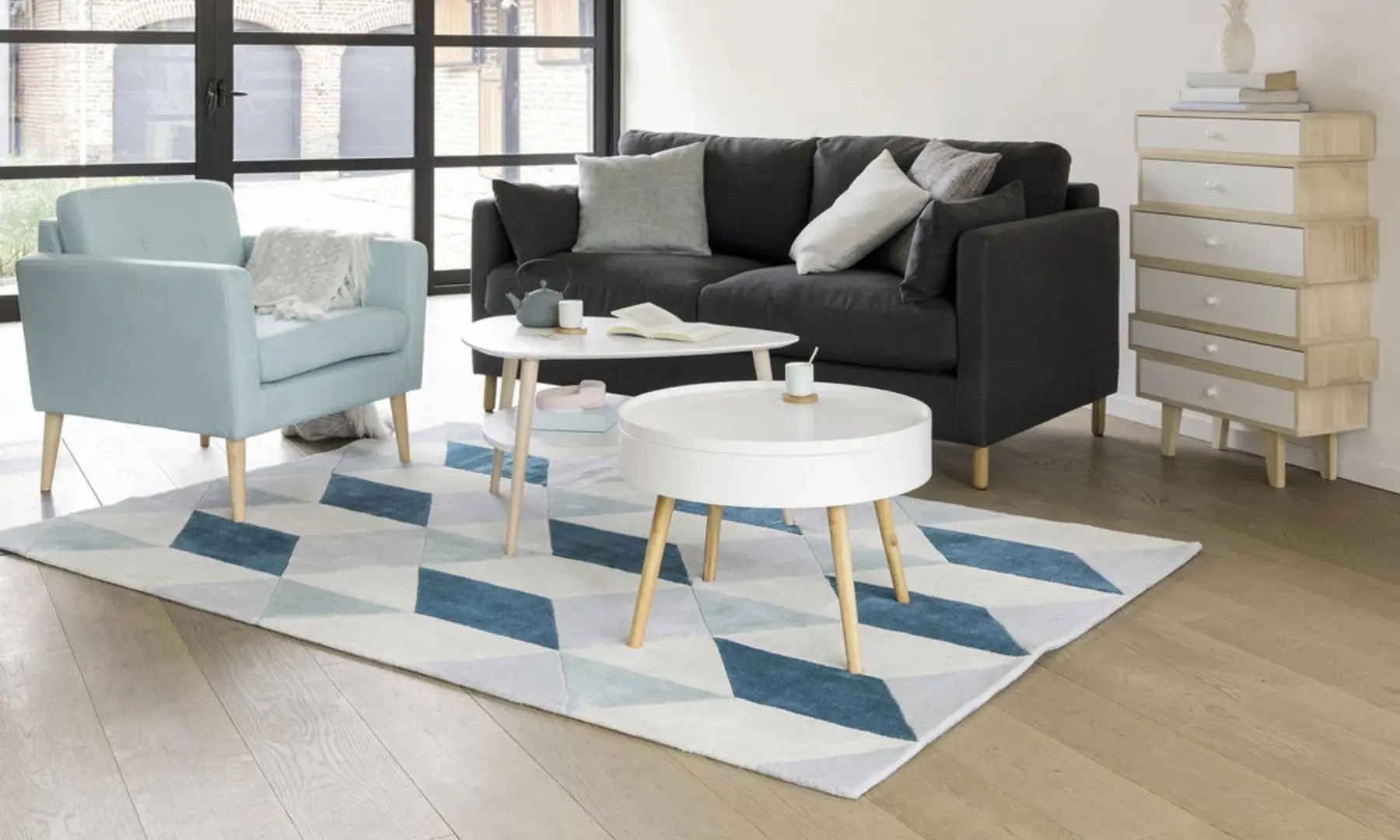 Masa pentru reviste Modern Home FH-CT0210 (White)