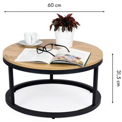 Masa pentru reviste Modern Home PJJCFT0068 (Black/Oak) Thumb