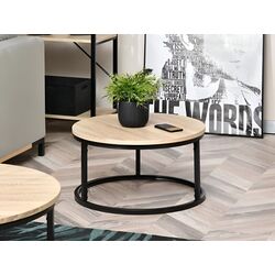 Masa pentru reviste Modern Home PJJCFT0068 (Black/Oak)