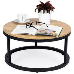 Masa pentru reviste Modern Home PJJCFT0068 (Black/Oak) Thumb