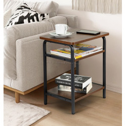 Masa pentru reviste Modern Home YLT-1501-01P (Black/Brown)