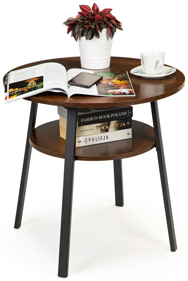 Masa pentru reviste Modern Home YLT-1501-16P (Black/Brown)