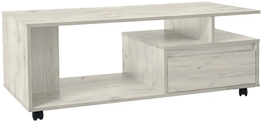 Masa pentru reviste Modern Komfi STJ 120cm (Craft Oak White)