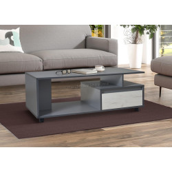 Masa pentru reviste Modern Komfi STJ 120cm (Slate Gray/Craft Oak White)