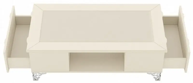 Журнальный столик Неман София МН-025-07 (Крем Глянец/Крем) - 5